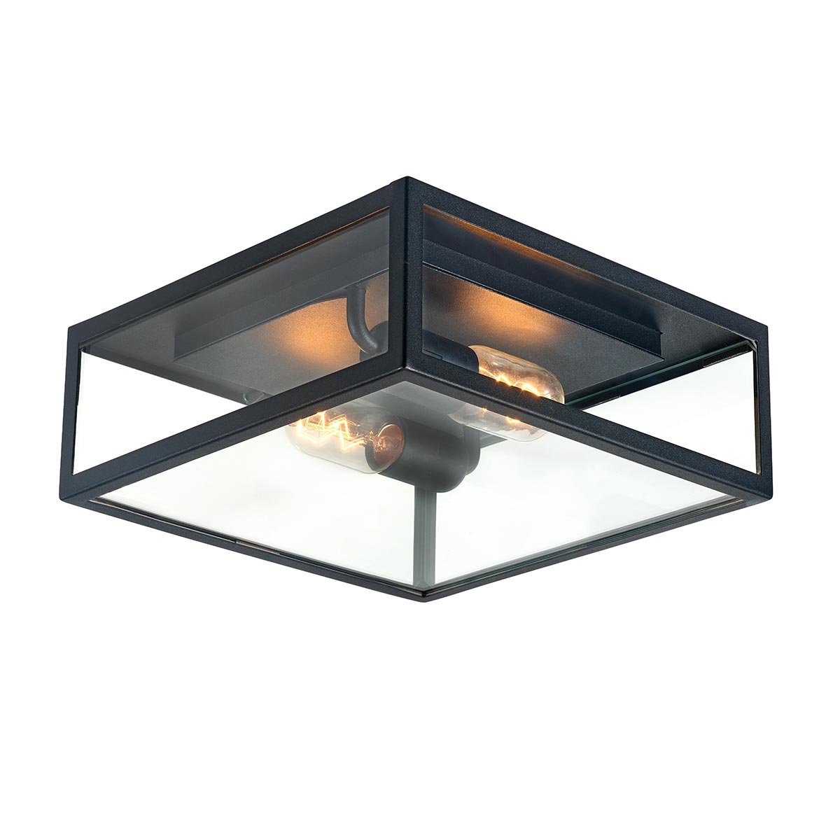 Norlys Lofoten 2 Light Flush - Flat LOFOTEN-F2-BLK