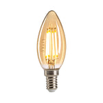 Elstead Lighting Amber Candle LED E14 Lamp LP-LED4W-E14-C35