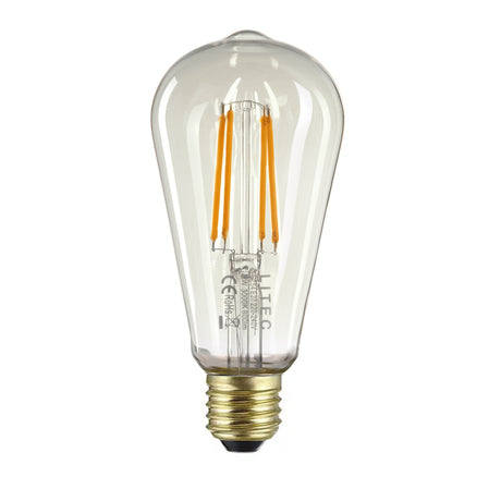 Elstead Lighting Clear Edison LED E27 Lamp LP-LED7W-E27-ST64-C