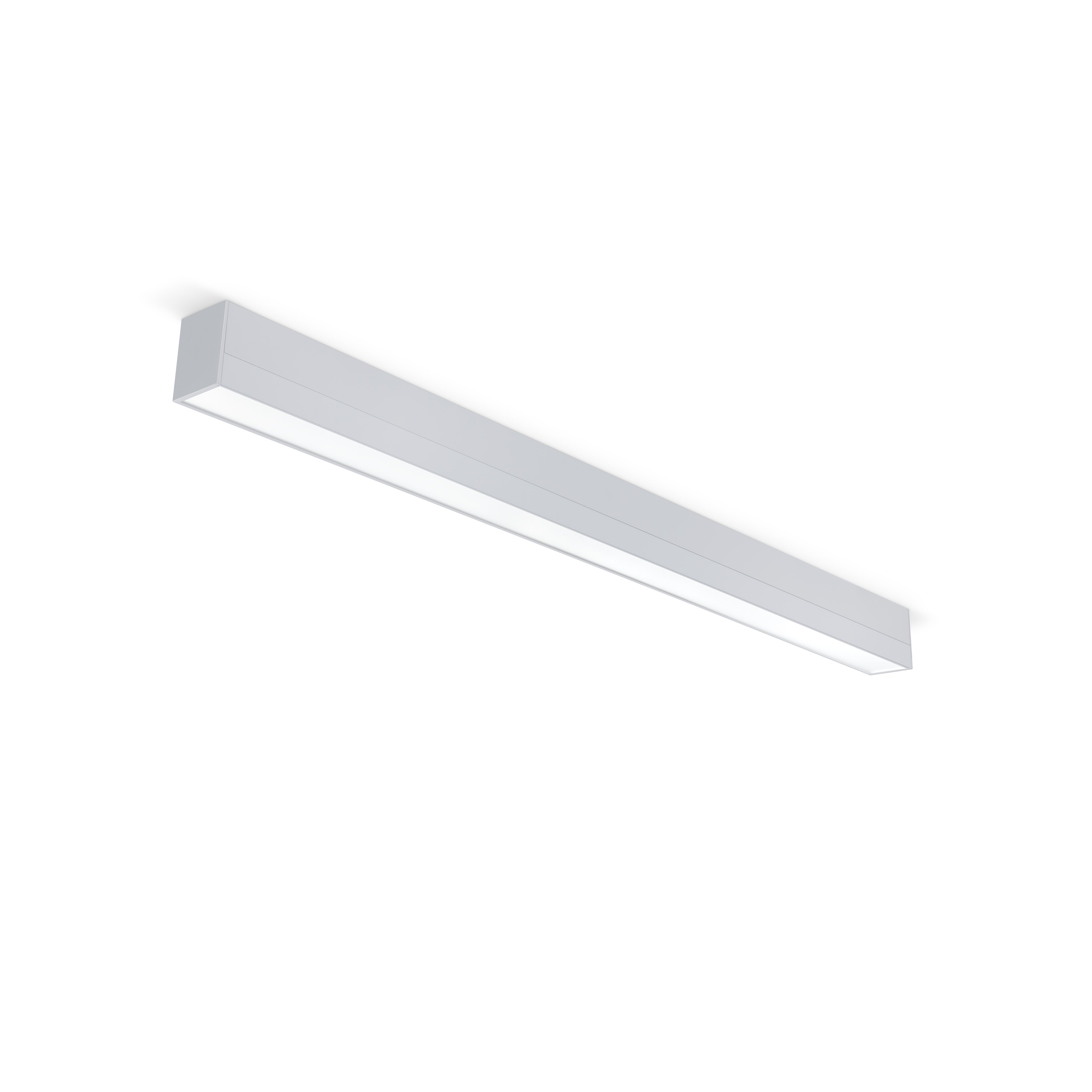 JCC Lighting JC077003SIL Line of Light 1200mm 24/32/40W IP20 3000/4000/5700K Silver product image - Endon Lighting from First Light Direct with great prices and fast UK delivery