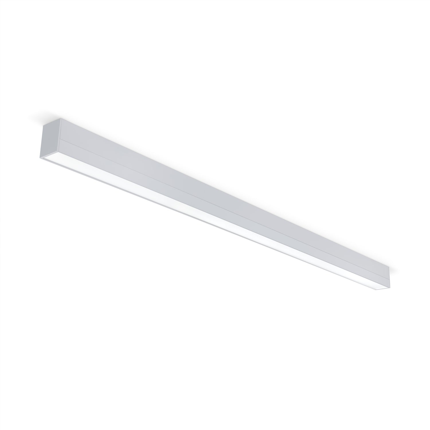 JCC Lighting JC077068SIL Line of Light 1500mm Direct/Indirect 50W IP20 3000/4000/5700K DALI/Switch Dim Emergency Silver