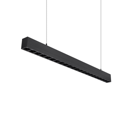 JCC Lighting JC077082BLK Line of Light 1200mm 24/32/40W IP20 3000/4000/5700K UGR Black