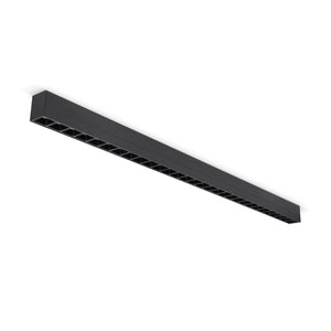 JCC Lighting JC077090BLK Line of Light 1500mm 30/40/50W IP20 3000/4000/5700K UGR Black