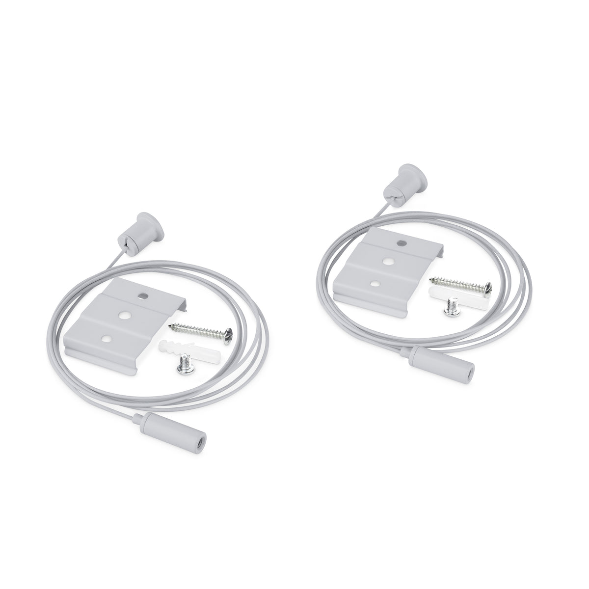 JCC Lighting JC077153SIL Line of Light Suspension kit 2m Silver product image - Endon Lighting from First Light Direct with great prices and fast UK delivery