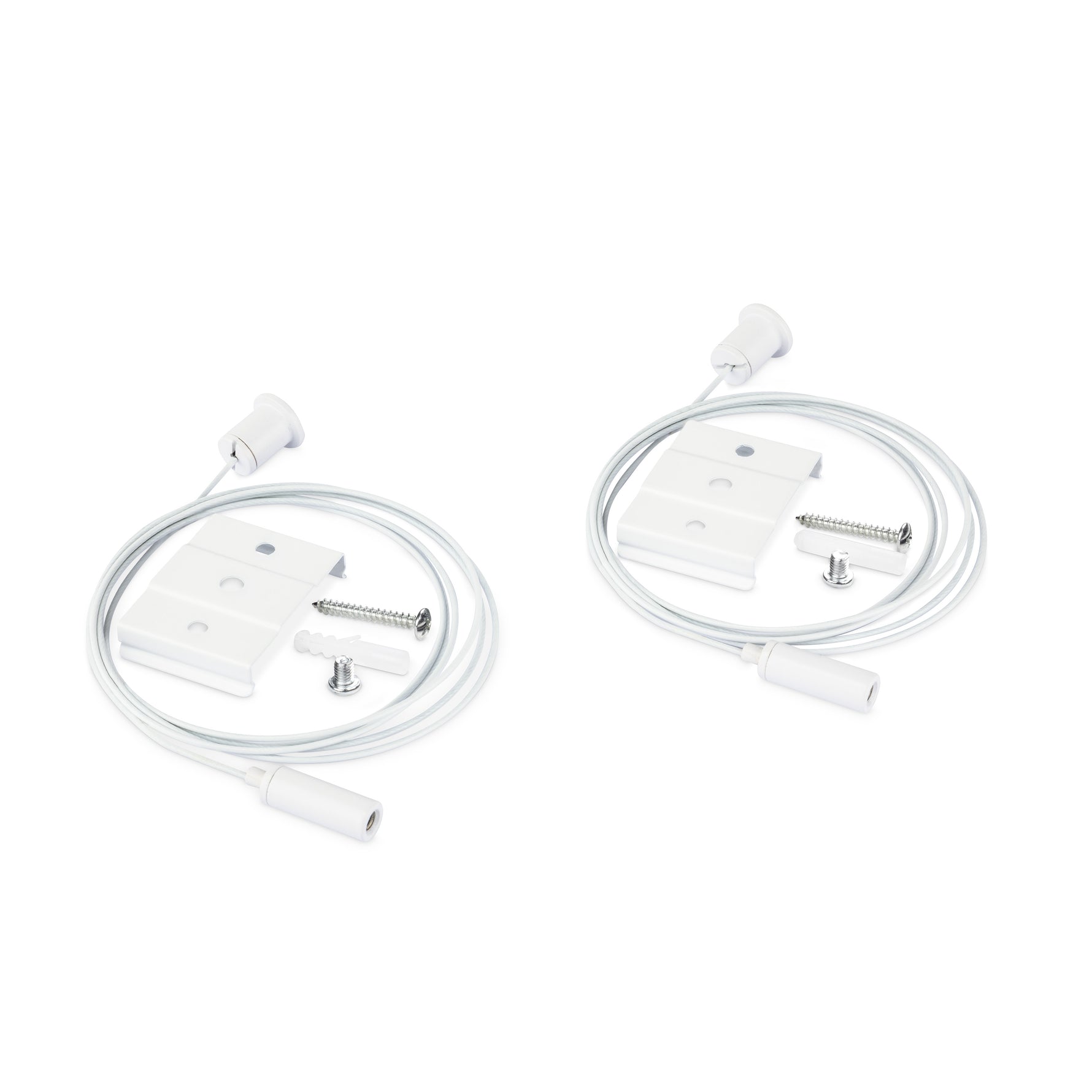 JCC Lighting JC077153WH Line of Light Suspension kit 2m White product image - Endon Lighting from First Light Direct with great prices and fast UK delivery
