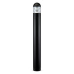 JCC JC039015 Bollards 1000mm 12W/16W/20W 27K/3K/4K/57K IP65 Black Louvered PIR Sensor