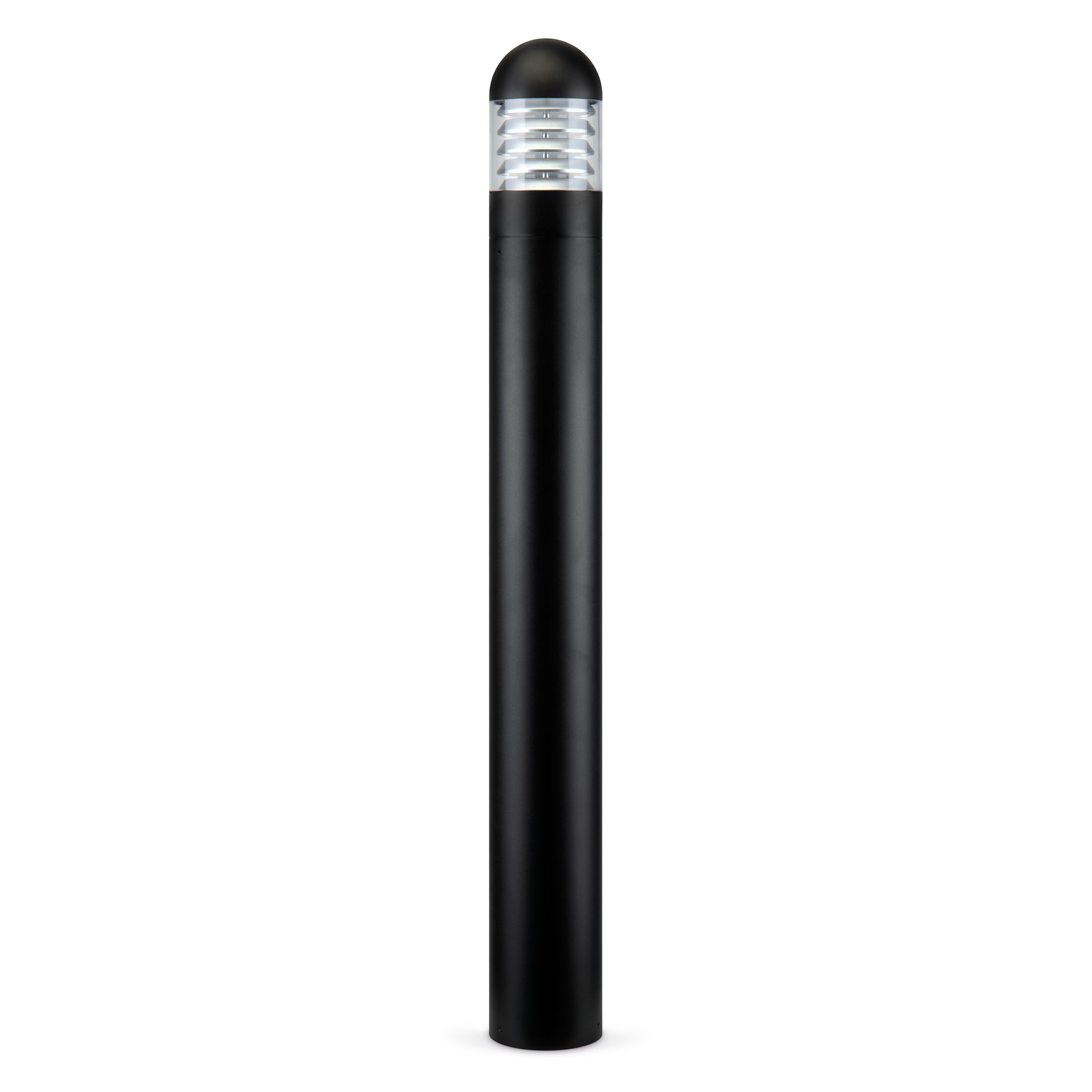 JCC JC039015 Bollards 1000mm 12W/16W/20W 27K/3K/4K/57K IP65 Black Louvered PIR Sensor