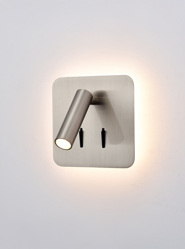 Franklite Luca Satin Nickel LED Reading Light Luca part no - WB582