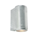 Norlys Mandal 2 Light Up/Down Wall Light Galvanised MANDAL-UD-GAL