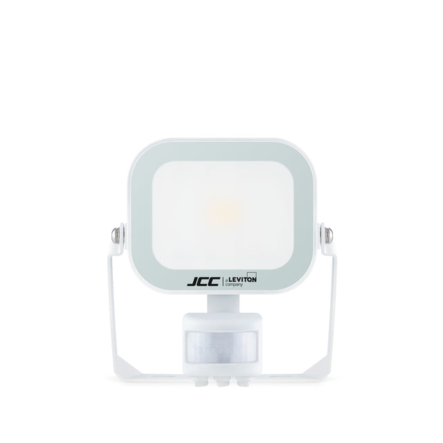 JCC Lighting JC091010 Niteflood™ LED Floodlight 10W IP65 4000K White +PIR