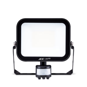 JCC Lighting JC091022 Niteflood™ LED Floodlight 30W IP65 3000K / 4000K / 5700K CCT Black +PIR
