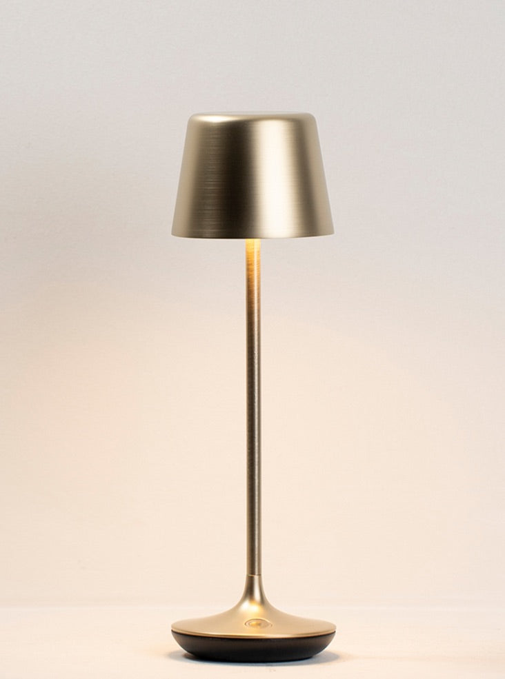 Franklite Nomad Portable Table Lamp in Brushed Brass H250mm Nomad part no - TL223