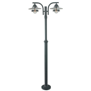 Norlys Oslo 2 Light Lamp Post - Black OS6-BLACK-C
