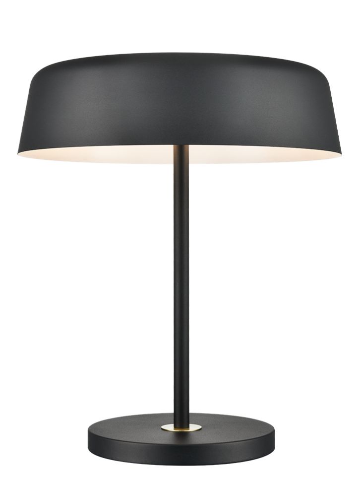Franklite Otto Matt Black Table Lamp Otto part no - TL213