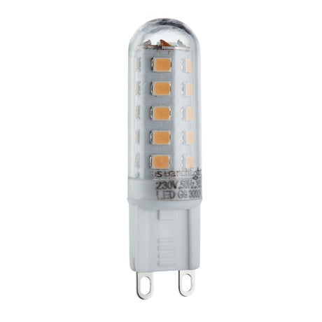 Searchlight Electric Pack 10 G9 Lamps - 3W, 300 Lumens, Cool White PL1903CW