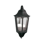 Elstead Lighting Parish 1 Light Half Lantern PR7-BLACK