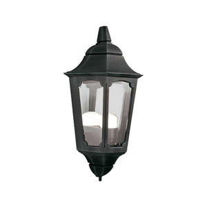 Elstead Lighting Parish 1 Light Half Lantern PR7-BLACK