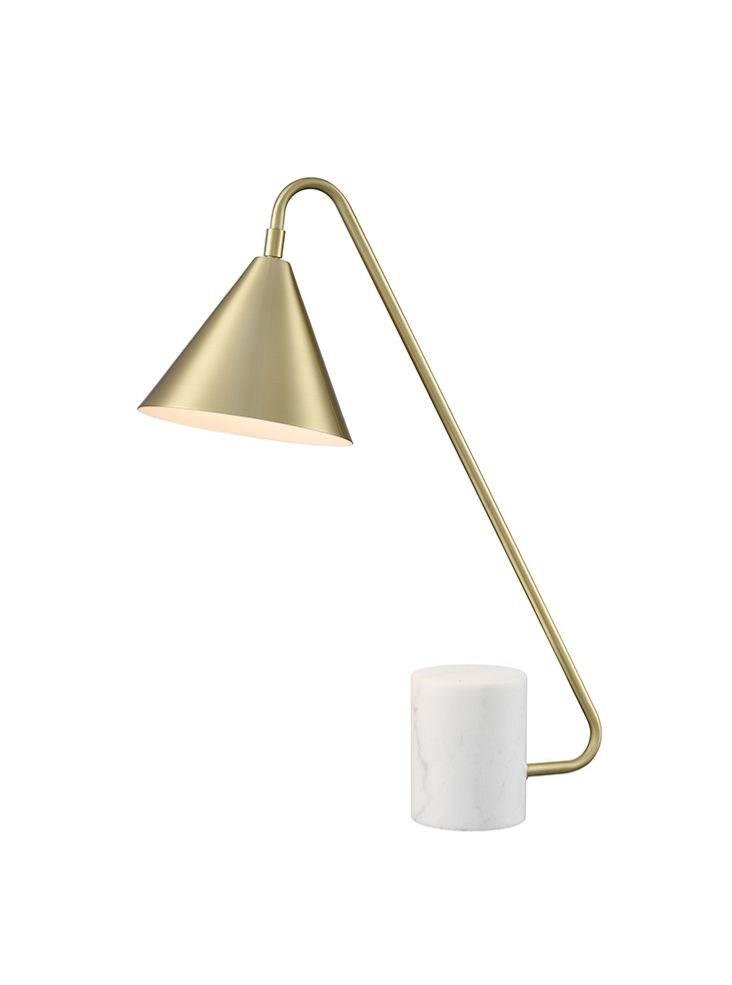 Franklite Paisley Satin Brass Table Lamp Paisley part no - TL217