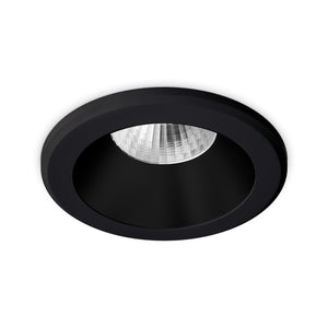 JCC JC73005 Parluma downlight 84mm 4W/6W 3K/4K/57K IP65 Black bezel Black ref Non-dim