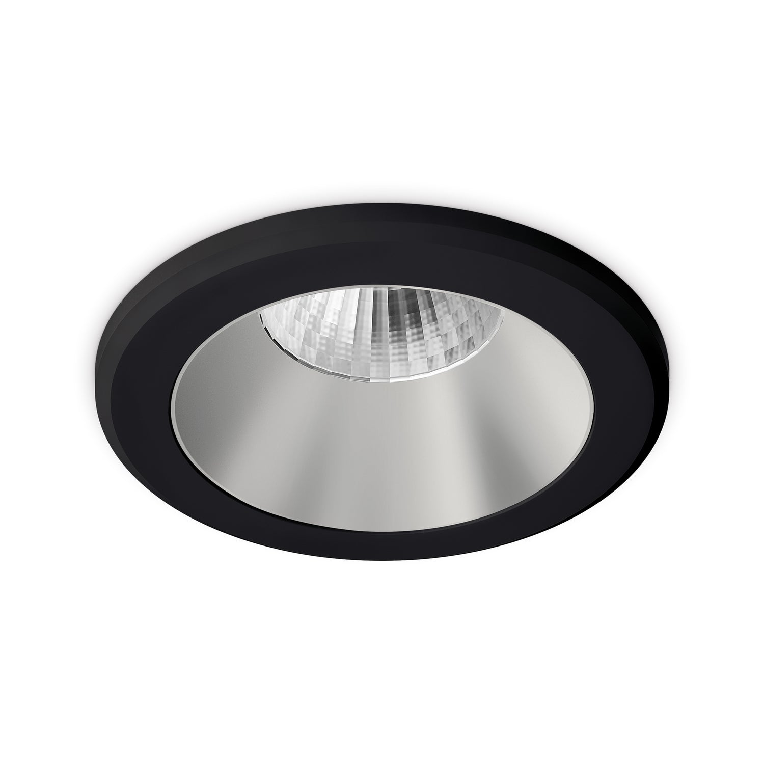 JCC JC73006 Parluma downlight 84mm 4W/6W 3K/4K/57K IP65 Black bezel Silver ref Non-dim