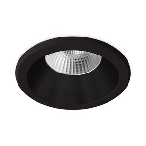 JCC JC73037 Parluma downlight 106mm 6W/9W 3K/4K/57K IP65 Black bezel Black ref Triac