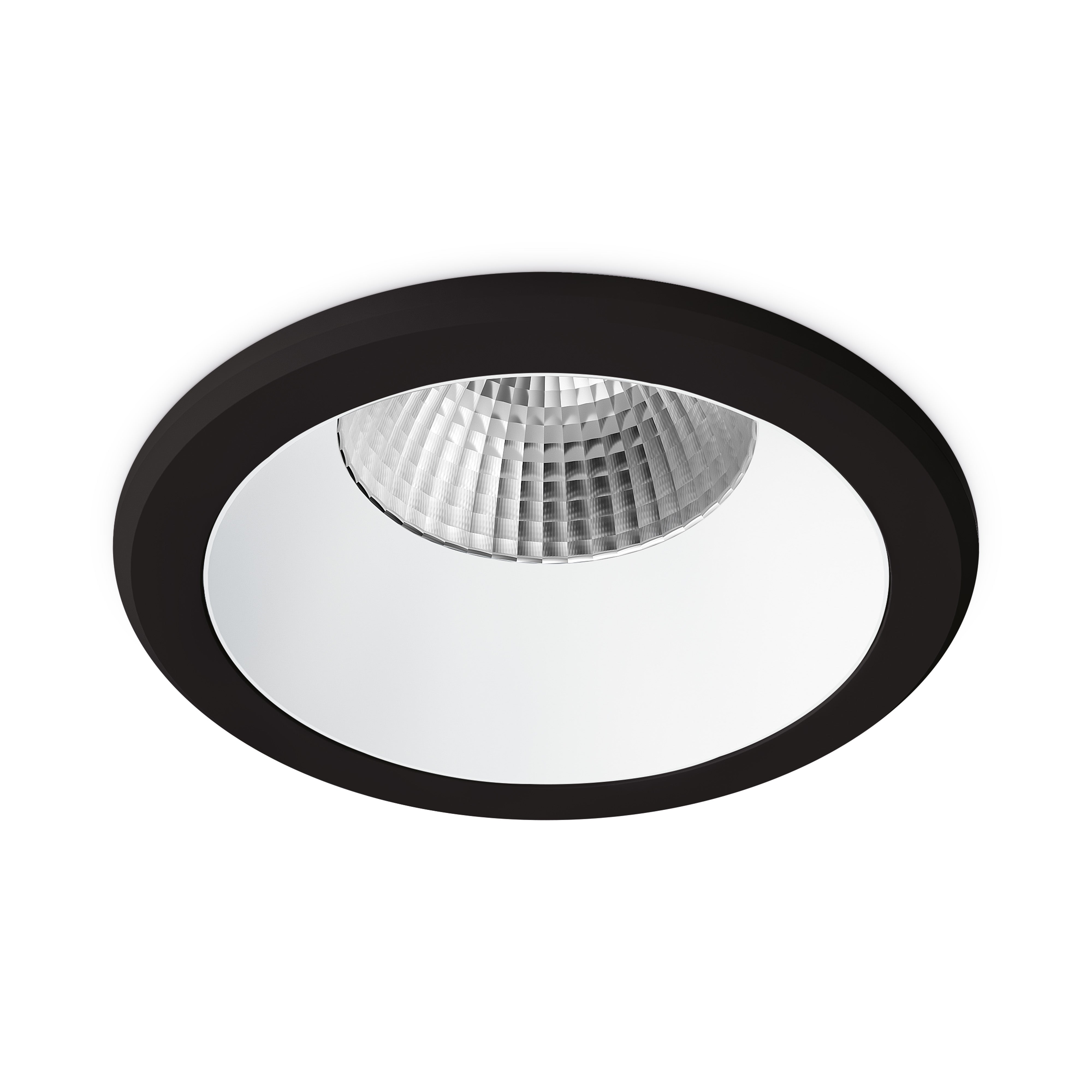 JCC JC73028 Parluma downlight 106mm 6W/9W 3K/4K/57K IP65 Black bezel White ref Non-dim