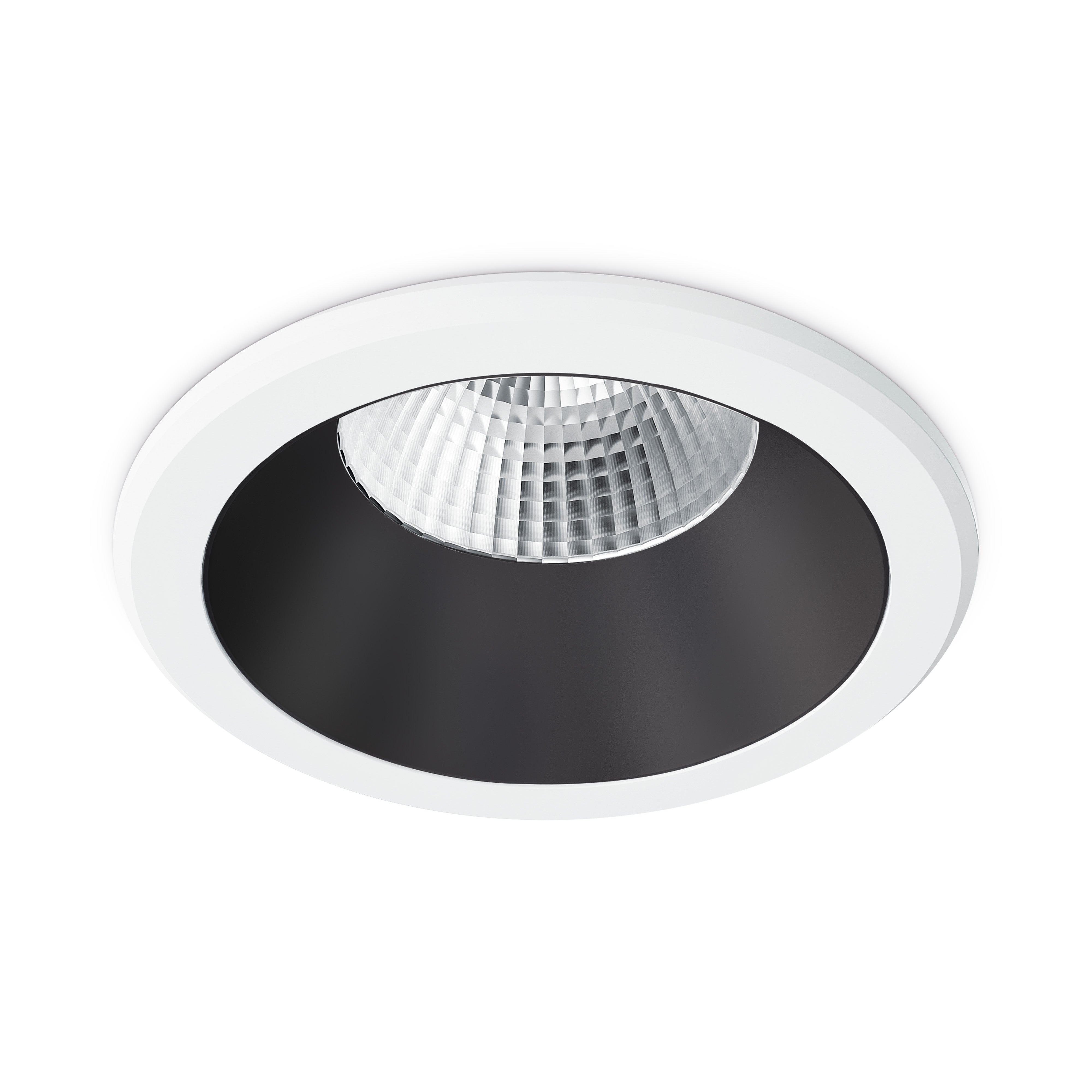 JCC JC73041 Parluma downlight 106mm 6W/9W 3K/4K/57K IP65 White bezel Black ref DALI/1-10V