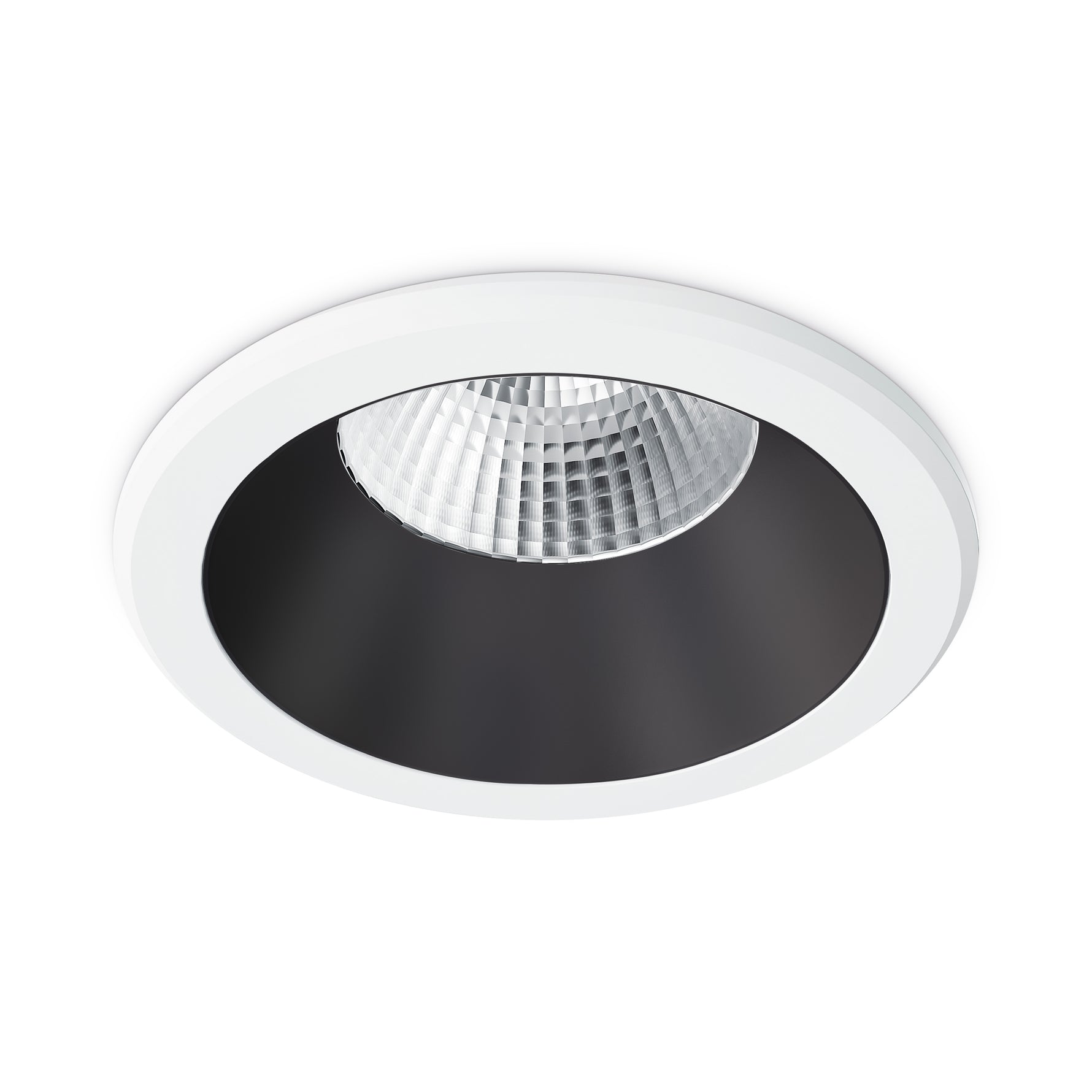 JCC JC73041 Parluma downlight 106mm 6W/9W 3K/4K/57K IP65 White bezel Black ref DALI/1-10V