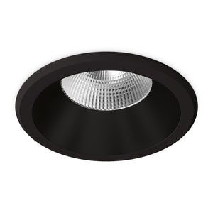 JCC JC73061 Parluma downlight 140mm 9W/12W 3K/4K/57K IP65 Black bezel Black ref Triac