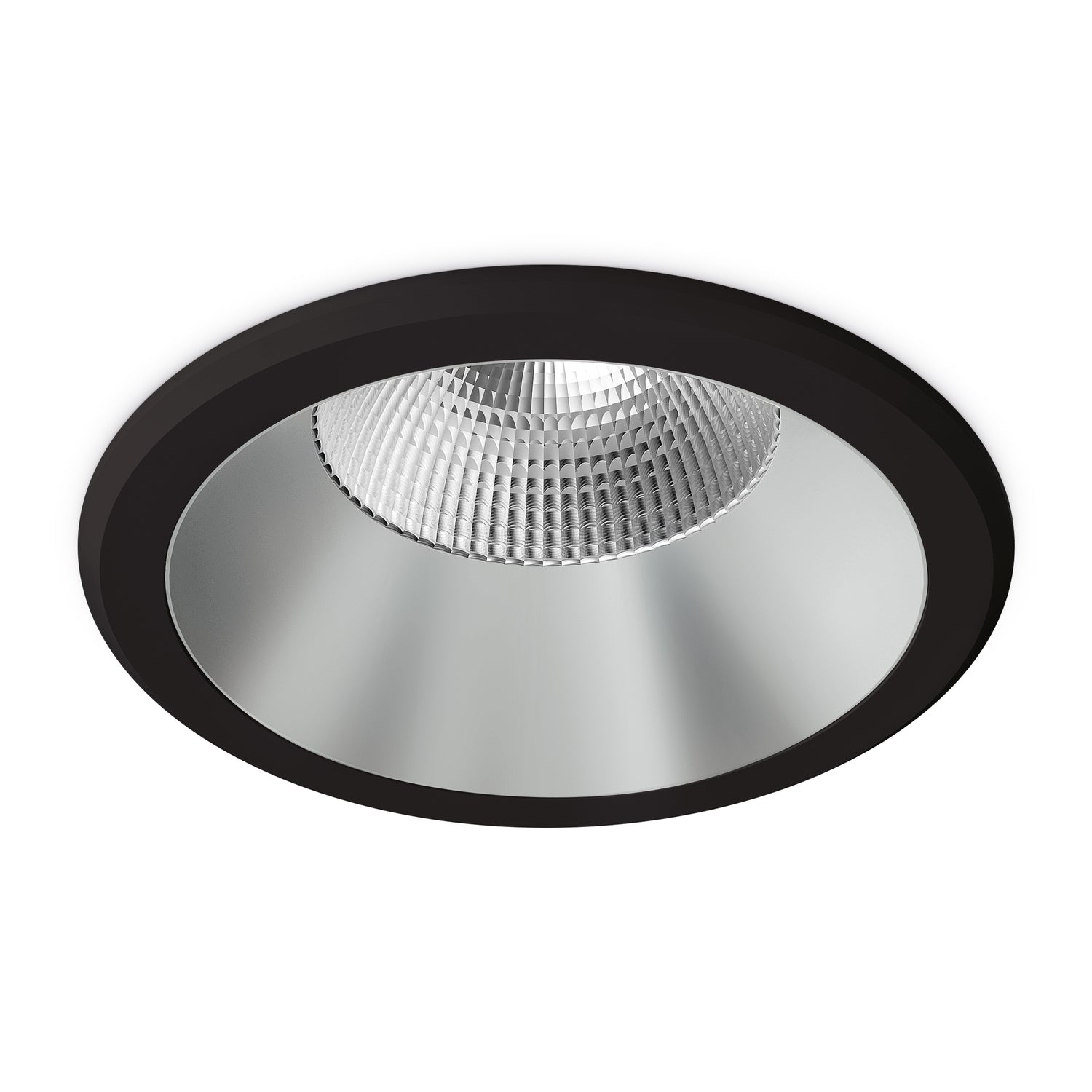 JCC JC73062 Parluma downlight 140mm 9W/12W 3K/4K/57K IP65 Black bezel Silver ref Triac