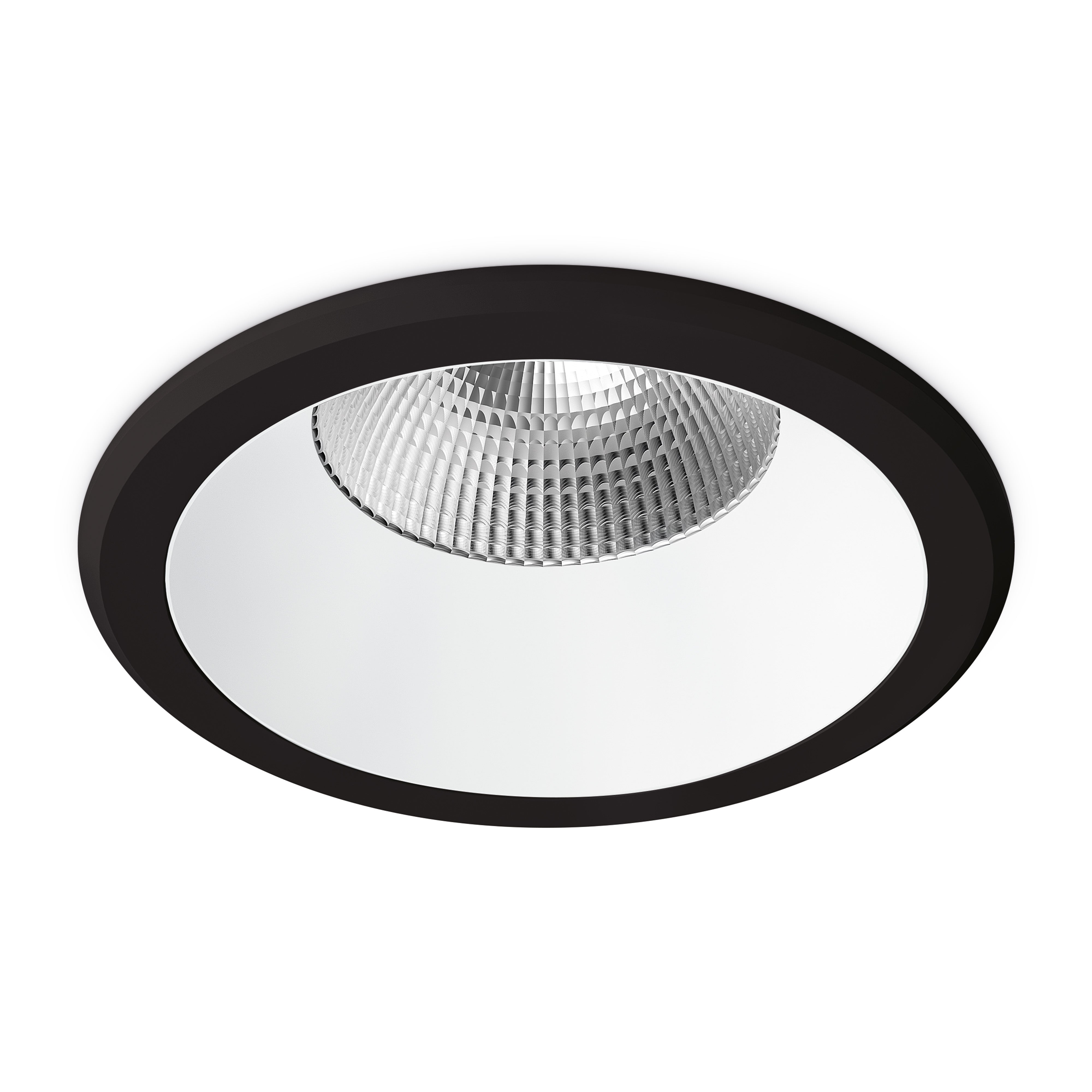 JCC JC73052 Parluma downlight 140mm 9W/12W 3K/4K/57K IP65 Black bezel White ref Non-dim