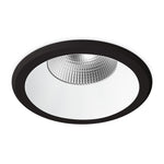 JCC JC73052 Parluma downlight 140mm 9W/12W 3K/4K/57K IP65 Black bezel White ref Non-dim