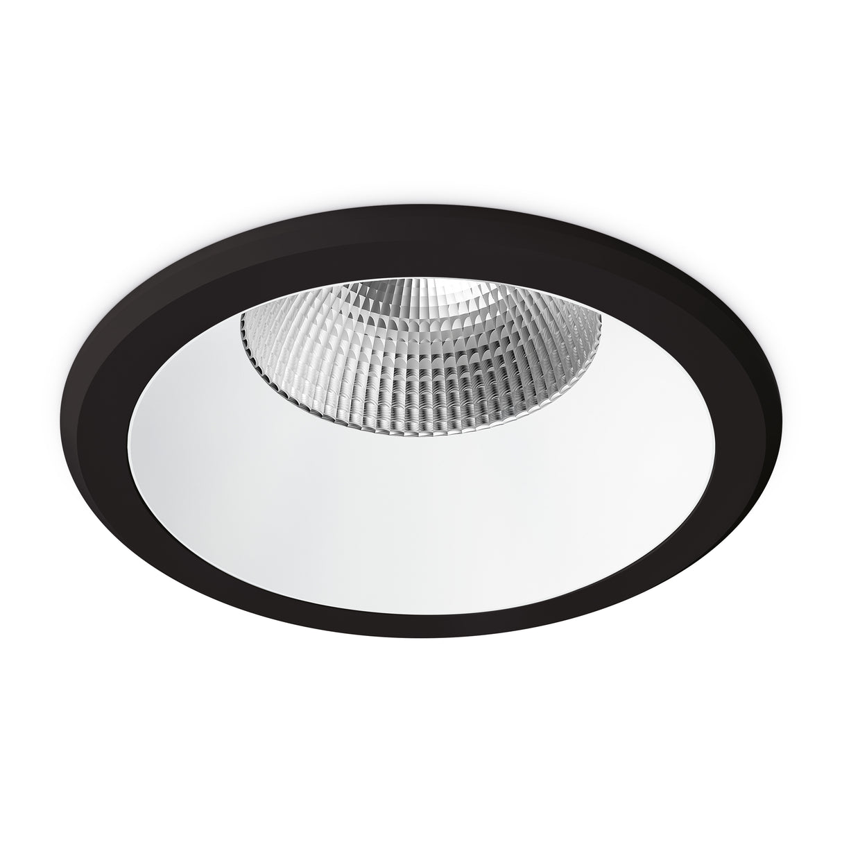 JCC JC73060 Parluma downlight 140mm 9W/12W 3K/4K/57K IP65 Black bezel White ref Triac