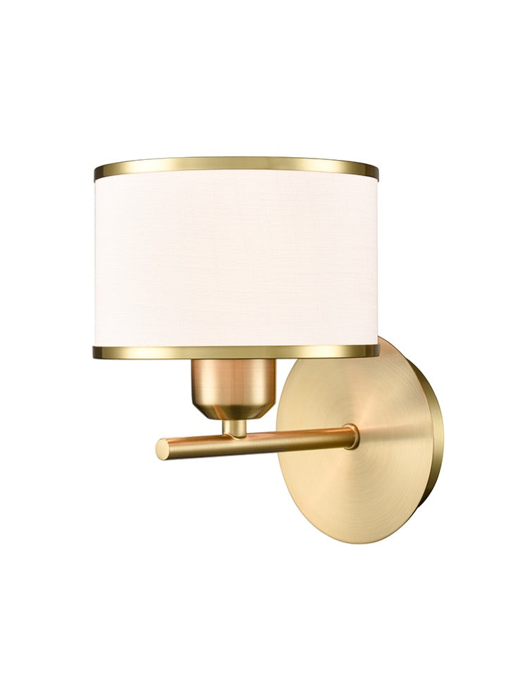 Franklite Polaris 1lt Wall Bracket in Aged Brass Polaris part no - FL2498-1