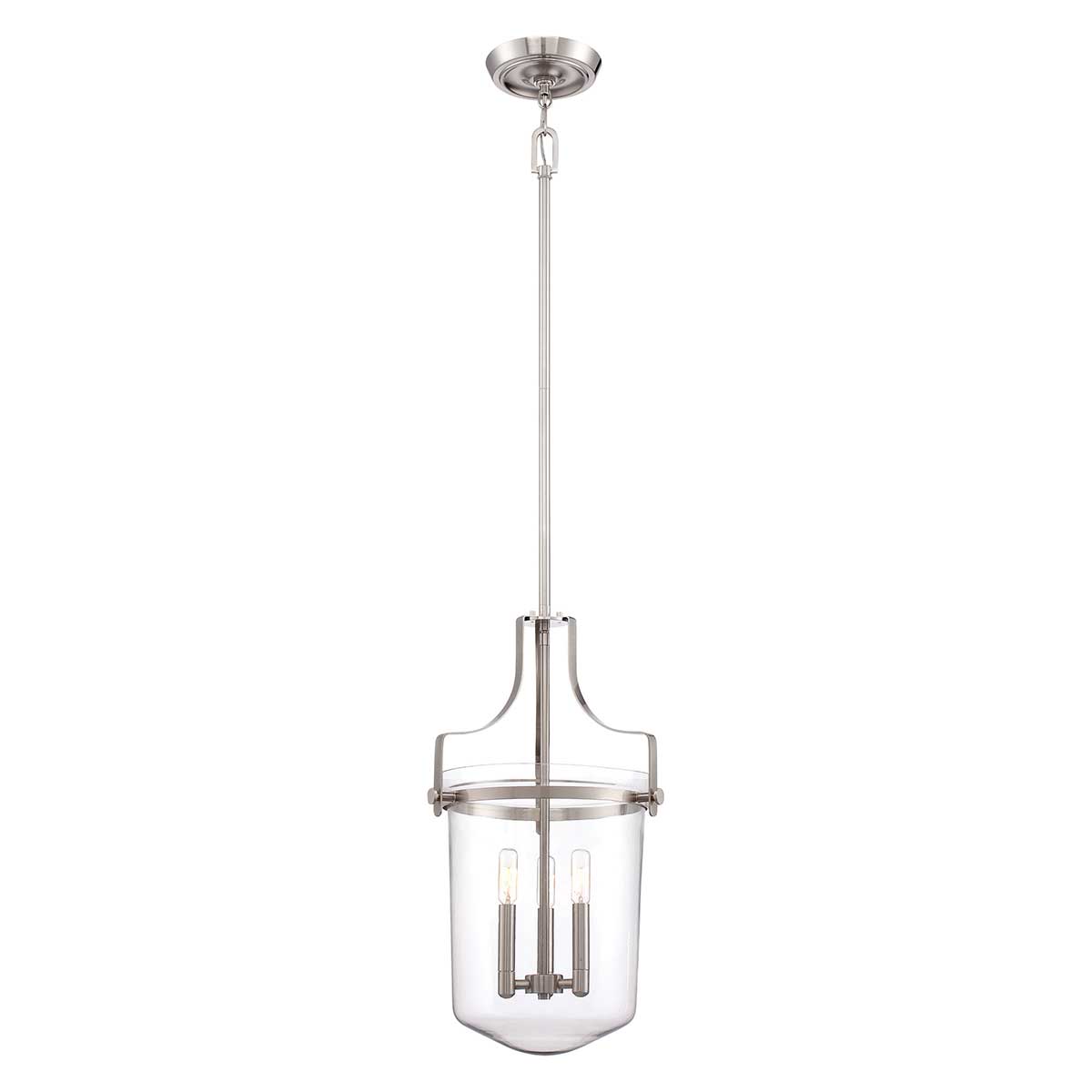 Quoizel Penn Station 3 Light Pendant QZ-PENN-STATION-M-BN
