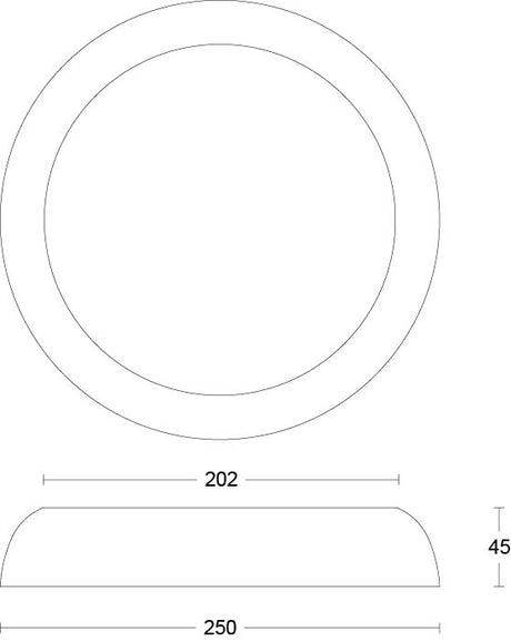 JCC Lighting JC070283 RadiaLED Rapid Pro Slim Rim Attachment 8/12W Black