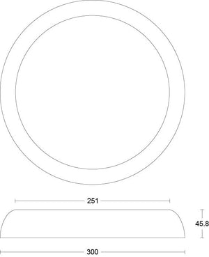 JCC Lighting JC070285 RadiaLED Rapid Pro Slim Rim Attachment 12/18W Black