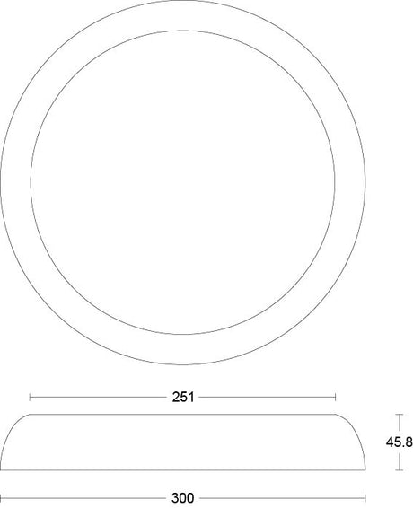 JCC Lighting JC070285 RadiaLED Rapid Pro Slim Rim Attachment 12/18W Black