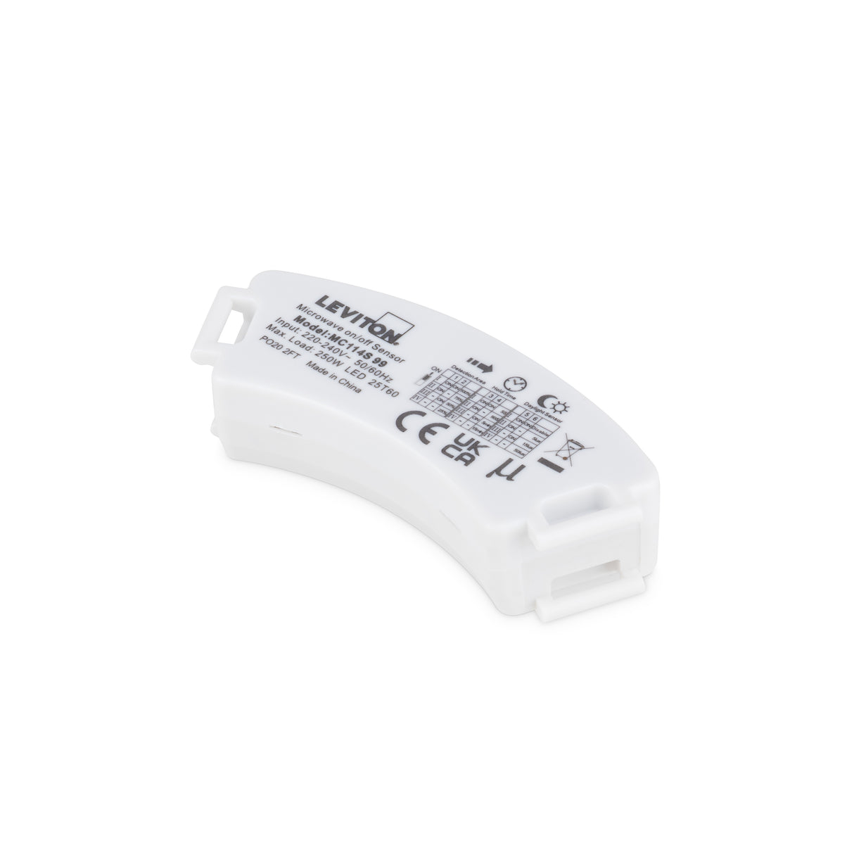 JCC Lighting JC070315 RadiaLED Rapid Pro 8/12W IP65 3000/4000/5700K 232­Ø MW on/off EM no rim