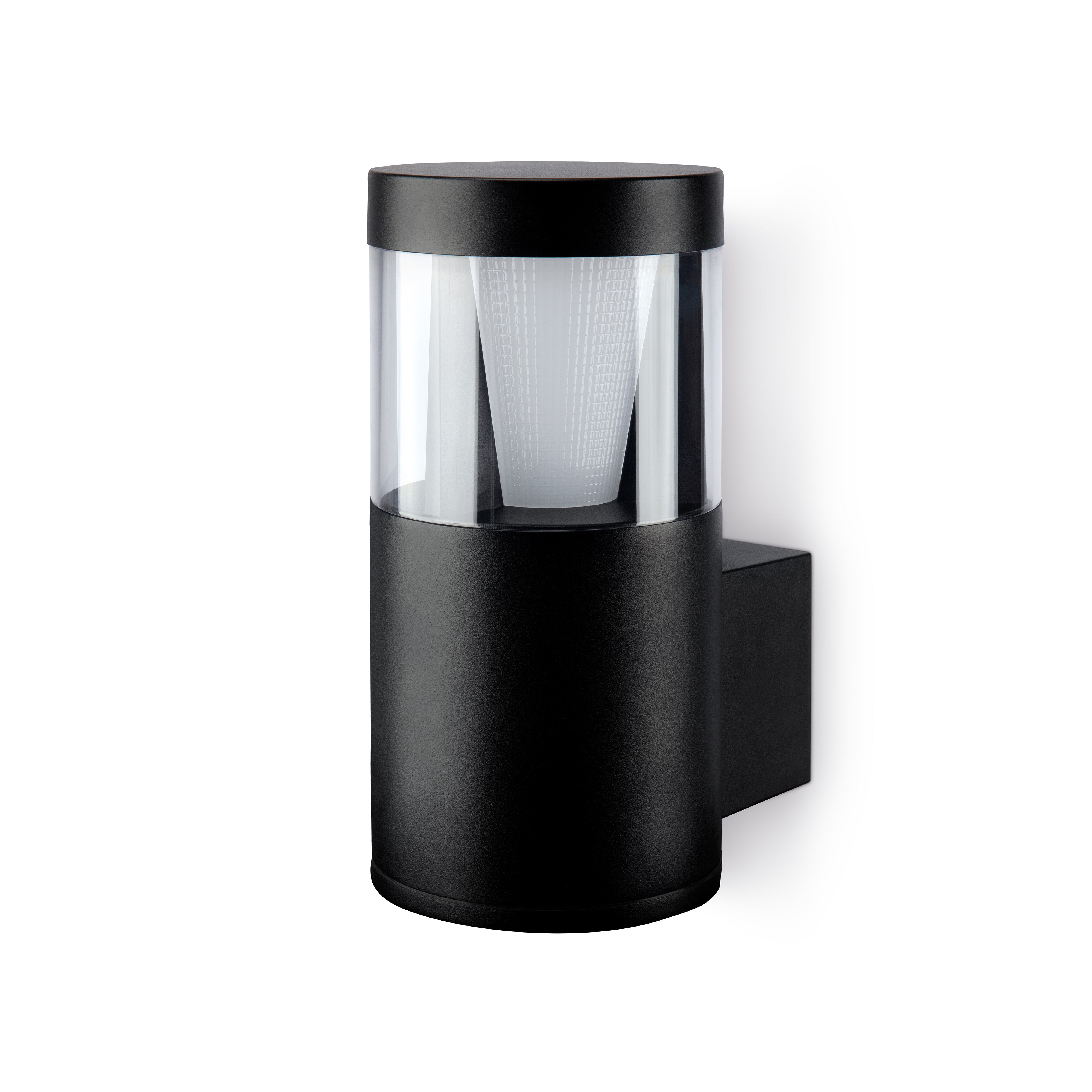 JCC JC039030 Exterior Wall Light Up Light 10W 27K/3K/4K/57K IP65 Black Radial