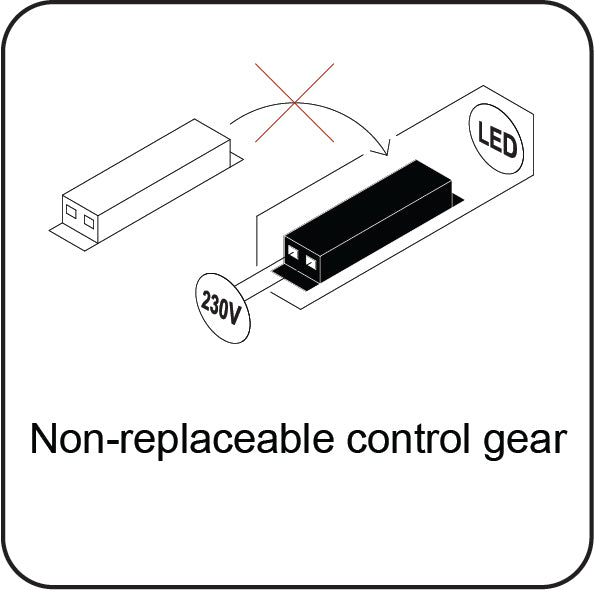 JCC JCEM110012BLK EscapeLUX™ Emergency Twin Spot 2W 300lm 6000k IP20 Black  Self Test