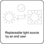 JCC Lighting Part Number JC71743EMPIR Skypack QR LED Batten 5ft Single 39W IP20 4000K 4440lm emergency PIR