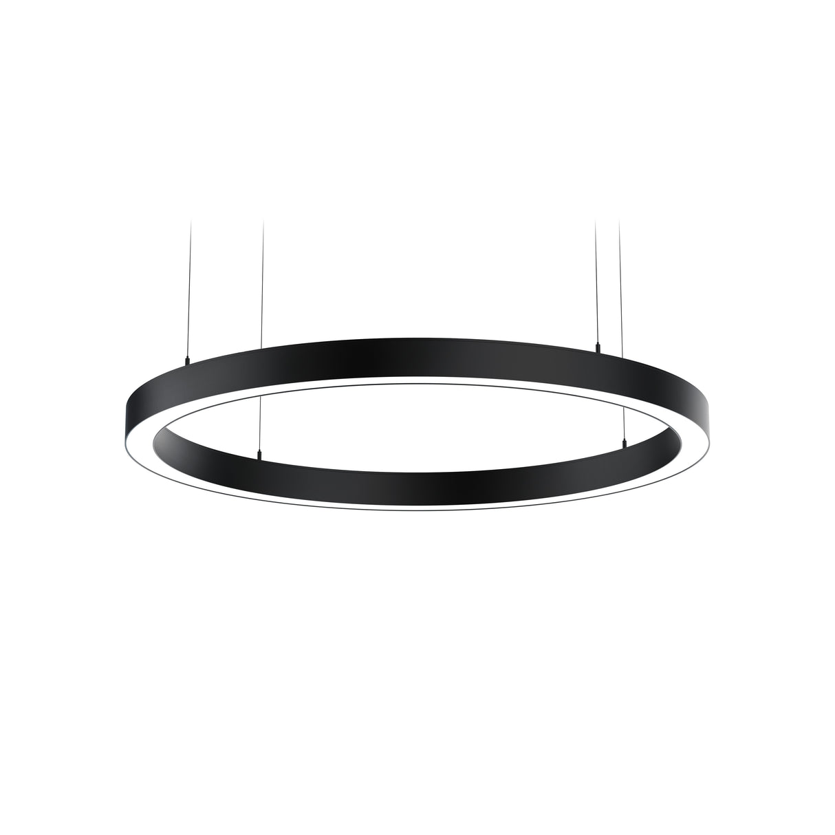 JCC JC077228 Ring of Light  1200mm 48/64/77W 3/4/57K IP20 Black  DALI/Swdim  EM
