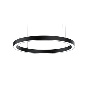 JCC JC077228 Ring of Light  1200mm 48/64/77W 3/4/57K IP20 Black  DALI/Swdim  EM