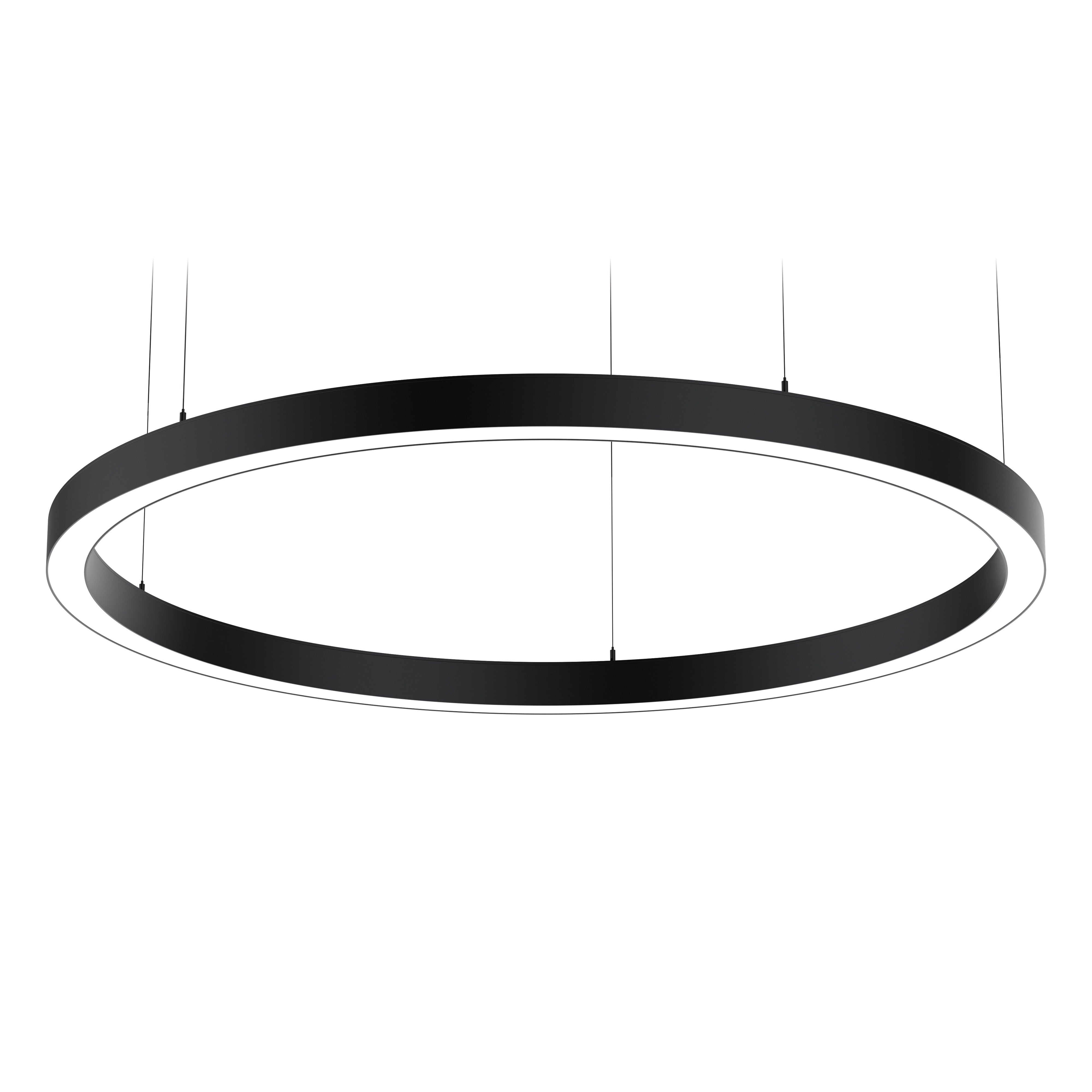 JCC JC077238 Ring of Light  1500mm 60/80/100W 3/4/57K IP20 Black  DALI/Swdim  EM