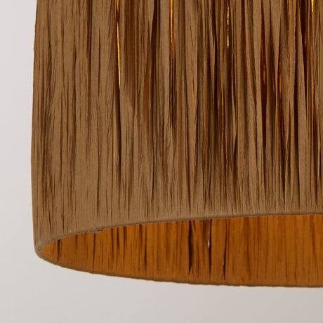 Searchlight Electric Raffia Drum Shade 35CM - Natural SO701870