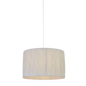 Raffia Drum Shade 35CM - White