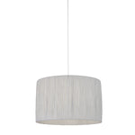 Searchlight Electric Raffia Drum Shade 35CM - White SO701872