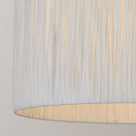 Searchlight Electric Raffia Drum Shade 35CM - White SO701872