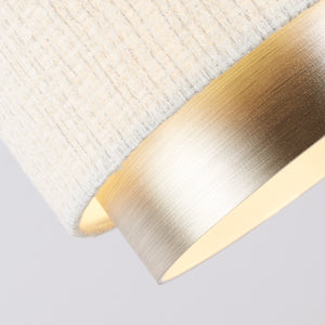 Searchlight Electric Amelie Two Tier Shade - White & Champagne SO701895